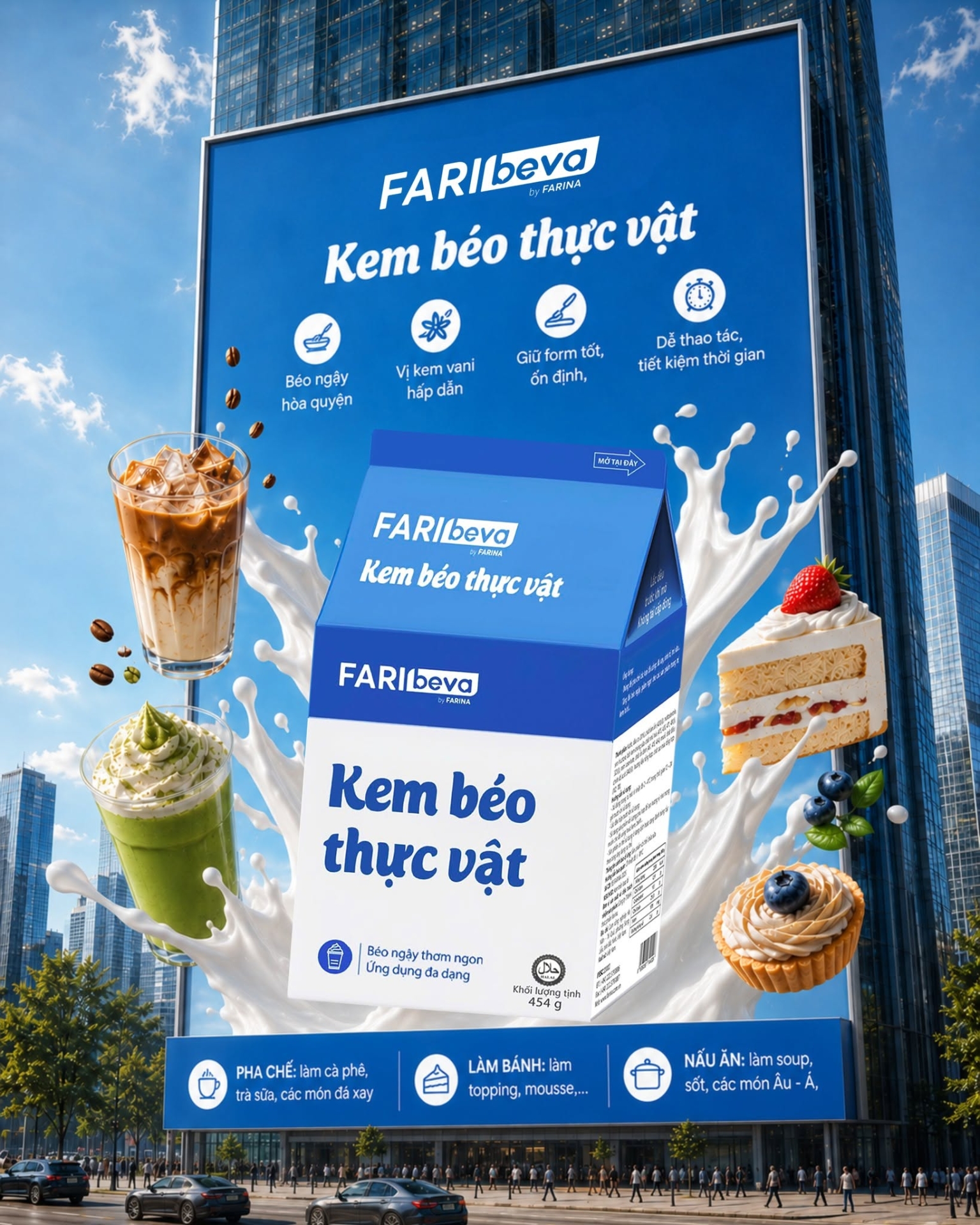 Kem béo thực vật FariBeva