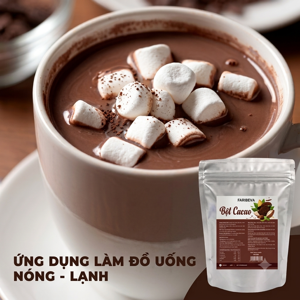 Bột cacao nhãn hiệu FariBake