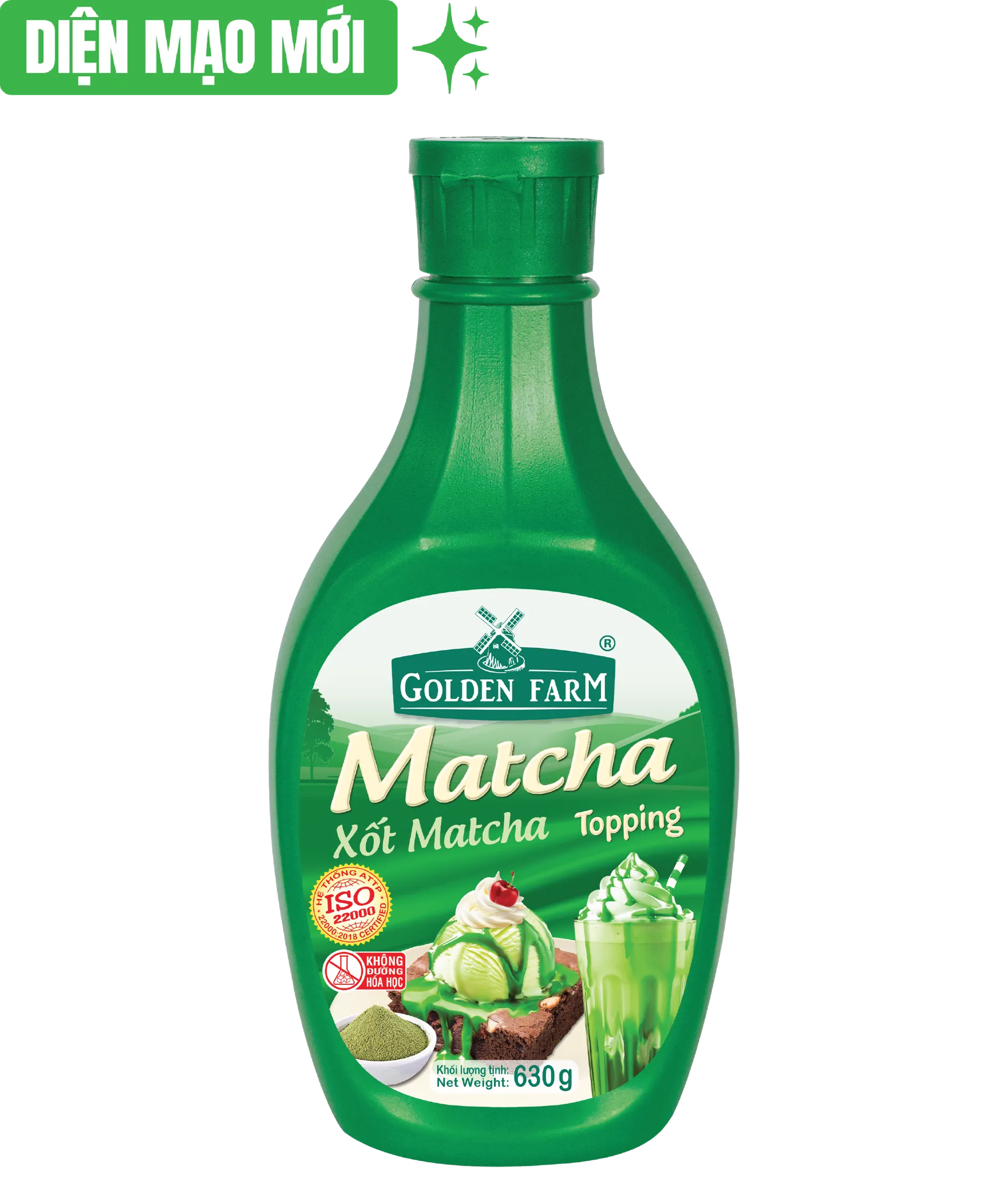 Xốt Topping Matcha Golden Farm