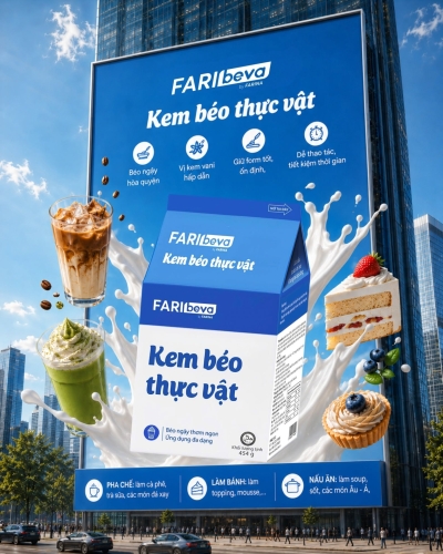 Kem béo thực vật FariBeva
